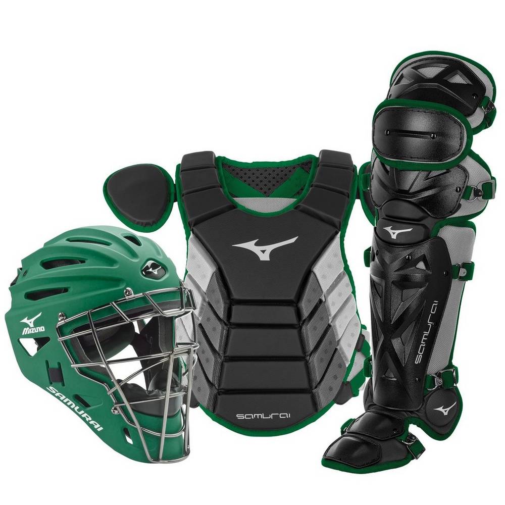 Panske Catchers Gear Mizuno Samurai Adult 15" Boxed Baseball Čierne Vypredaj VWKP34805